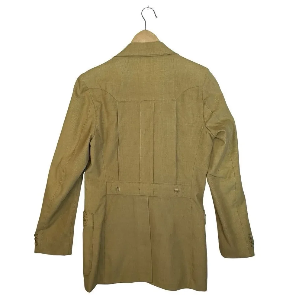 THE GREAT AMERICAN CLOTHING COMPANY Vintage Tan Corduroy Suit 42